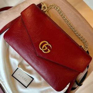 AUTHENTIC GUCCI DOUBLE SIDED CROSSBODY BAG